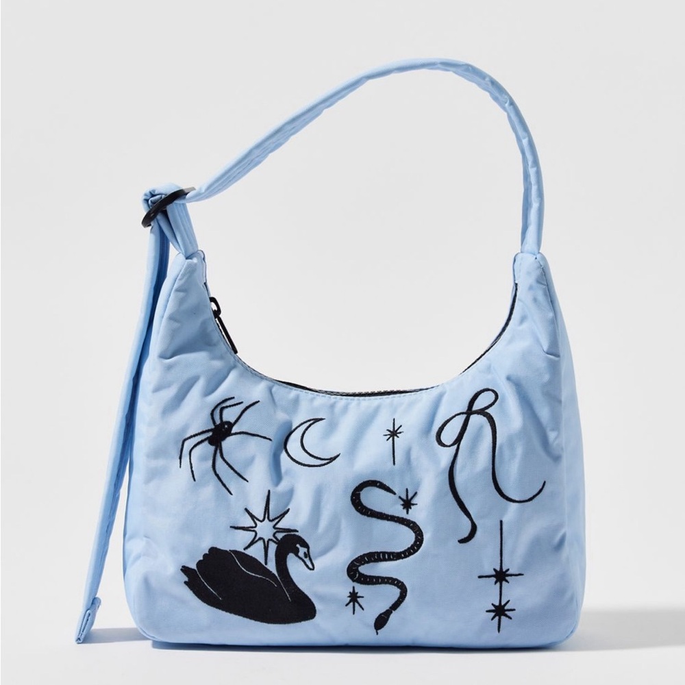 Blue nylon shoulder Baggu, Urban Outfitters x Baggu